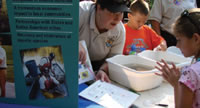 Photo of children participating in a Biologist in training program