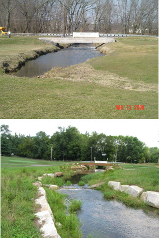 Kennett Square Golf Course Before and After Restoration