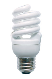 Energy efficient light bulb.