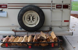 Camping firewood on the move. Photo: © L. Greenwood; The Nature Conservancy 