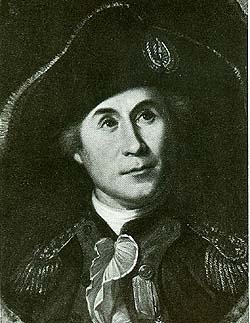 Portrait of John Paul Jones - 6 July 1714 - 18 July 1792. Naval History and Heritage Command archives.