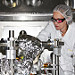 Arianna Gleason is seen making final adjustments to detector positions inside the Matter in Extreme Conditions (MEC) target chamber at the Stanford Liner Accelerator facility (SLAC) in California. 