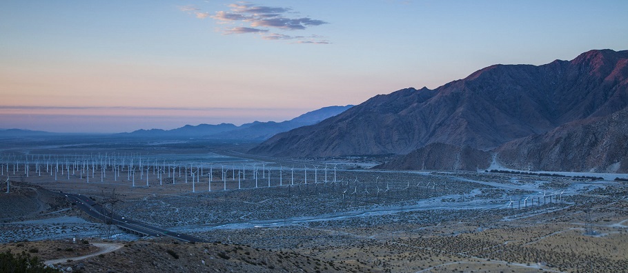 Renewable energy development in the California desert. Photo by Tom Brewster Photography.