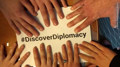 All hands in for #discoverdiplomacy!