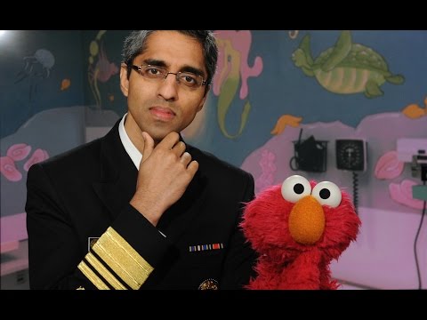 Elmo's a little nervous about getting a shot, but Surgeon General Vivek Murthy stops by to explain how vaccines work, and why they're so important for children's health. The U.S. Department of Health & Human Services, Sesame Street, and the Daily Dot have teamed up to create this short video that you can share with friends, family, and new parents.