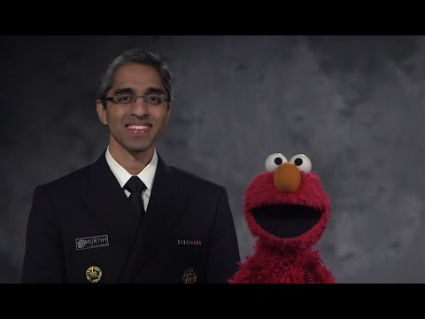 The U.S. Surgeon General and Elmo want you to stay healthy and get vaccinated!