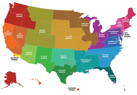 interactive map of the united states - click on your state of interest