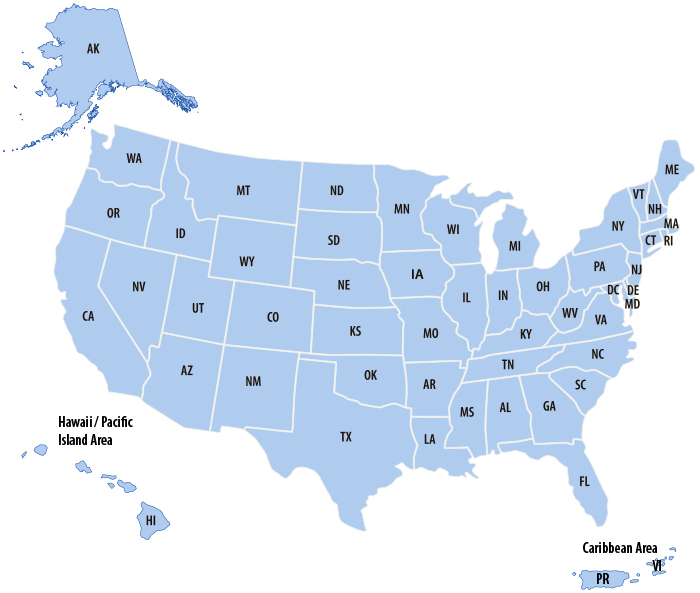 NRCS News by State Map