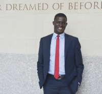 Photo: Victor Ochen, executive director of USAID-supported African Youth Initiative Network. / Jessica Benton Cooney, USAID