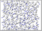 atoms vibrate around equilibrium sites