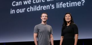 Марк Цукерберг и Присцилла Чан (AP Photo/Jeff Chiu)