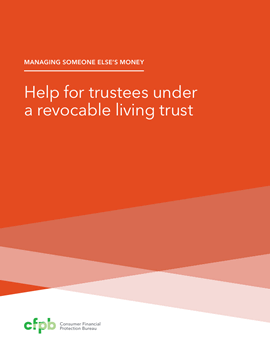 Cover of booklet on trustees