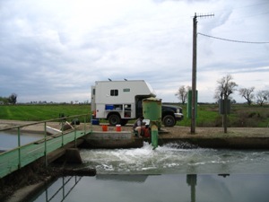 Irrigation canal in Stanislaus, California.<br />Photo by: Tyler Johnson