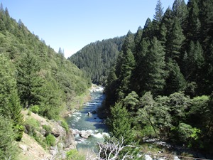 Bear River near Bear Valley campground, California.<br />Photo by: Jennifer Shelton