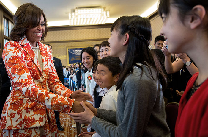 Photo of the First Lady in Japan - Let Girls Learn