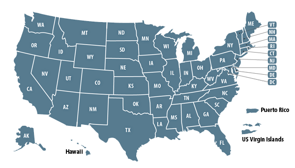 UBLS State Map