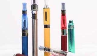 Photo of e-cigs showing their variety