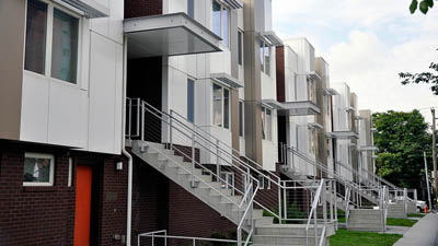 Redeveloped mixed-income housing in North Central Philadelphia 