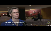 Still image linking to the video Improving Responses to Domestic Violence Incidents, Interview Anne DePrince