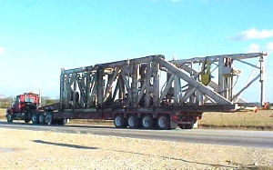 Figure 2. Transporting derrick