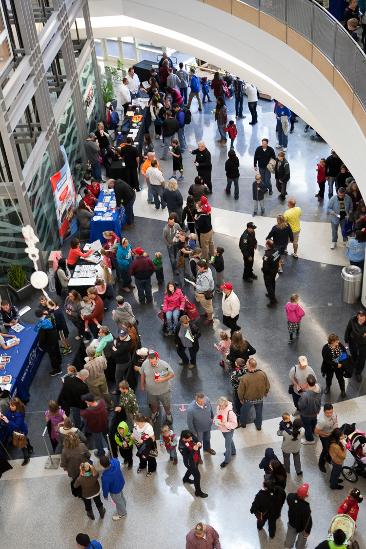 Crowd at the Weather Festival