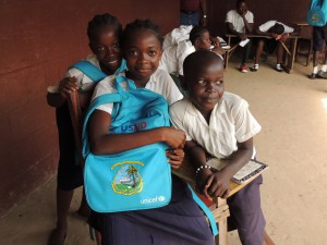 Children at the Lango Lippaye Elementary, Junior and Senior High School in Kakata, Liberia. / Courtney Babcock, USAID