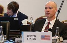 Associate Deputy Undersecretary for International Affairs Mark Mittelhauser representing the U.S. at the 2015 G20 conference in Ankara, Turkey.