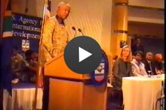 Mandela Announcing a Partnership with USAID on AIDS