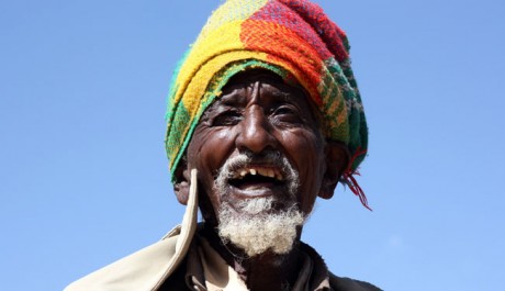 A beneficiary of the USAID-supported Productive Safety Net Program living near the Mai-Aqui site, in Tigray, Ethiopia