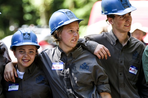 Oregon youth crew celebrates accomplishments along Sandy River Trail, BLM Oregon photo