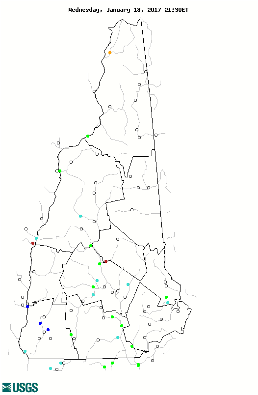 Current streamflow conditions in New Hampshire