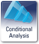 The user can use the Conditional Analysis tool to explore one Data Element by another.