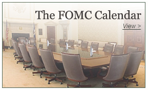 Federal Open Market Committee Calendar