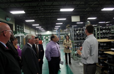 Image of tour of factory