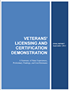 VETERANS’ LICENSING AND CERTIFICATION DEMONSTRATION (PDF)