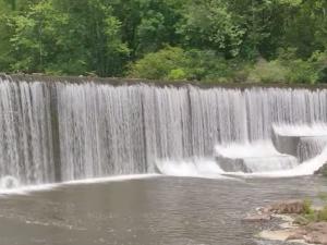 Dam and spillway on the St. Francis River