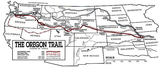 Oregon Trail Map