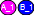 Example of circle icons with alphanumeric labels used to depict protein molecules generated by applying transformations from crystallographic symmetry.