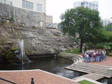 Big Spring Huntsville, Alabama, which served as the original source of the City of Huntsville’s public water supply.