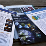 Photo showing a variety of USGS publications