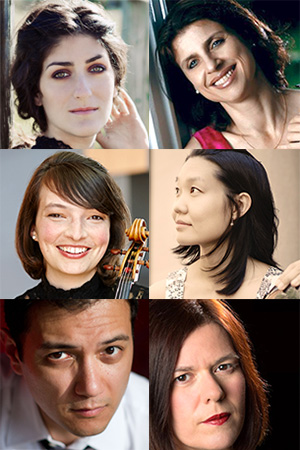 Photo: Michelle Ross, Carmit Zori, Rebecca Albers, Alice Yoo, Nicholas Phan and 
Lydia Brown 