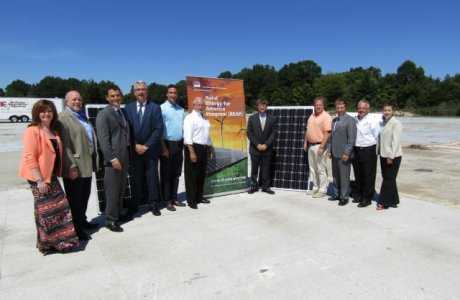 The USDA Rural Development REAP grant assisted Scott Black Inc. with funds needed to install a solar array in Humboldt, Tenn.