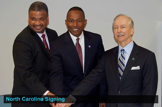 North Carolina Signing