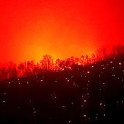 Smoky Mountain fires on the night of Nov. 28, 2016