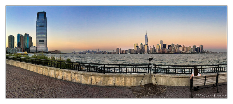 Jersey City and the New York City Skyline