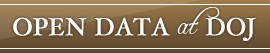 Open data at DOJ