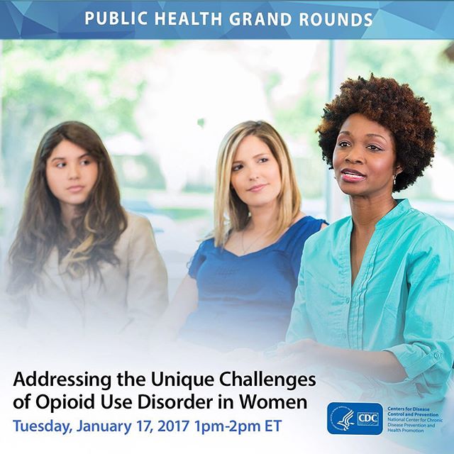 Deaths from drug overdoses are the number one cause of injury death in the U.S. Nearly 48,000 women died of prescription opioid overdose between 1999 and 2010. Join us January 17, at 1:00 pm ET for the next CDC Public Health Grand Rounds. Follow @CDC_eHealth on Twitter and use the hashtag #CDCGrandRounds to participate in the event. www.cdc.gov/cdcgrandrounds #CDC #PublicHealth