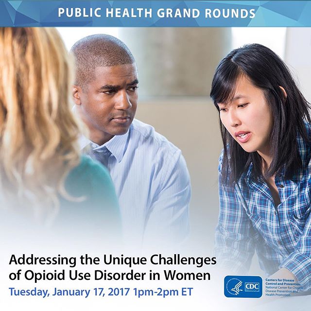 While men were more likely than women to die of opioid overdose, the number of overdose deaths from opioids among women has increased significantly. Since 1999, women’s deaths have quadrupled from prescription opioid overdose. Watch our next CDC Public Health Grand Rounds live webcast on Tuesday, January 17, at 1:00 pm ET.  www.cdc.gov/cdcgrandrounds #CDC #PublicHealth