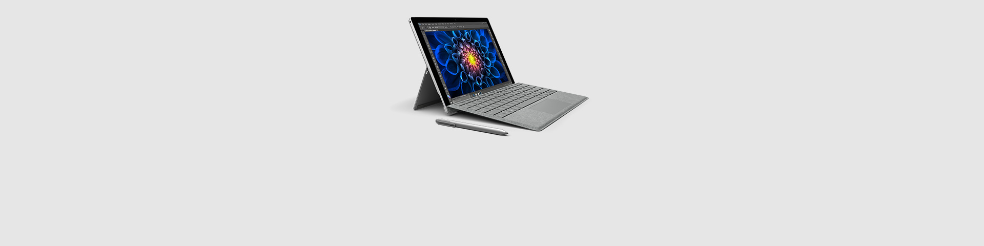 A Surface Pro 4 device