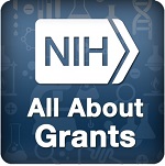 Logo for NIH's All About Grants Podcast